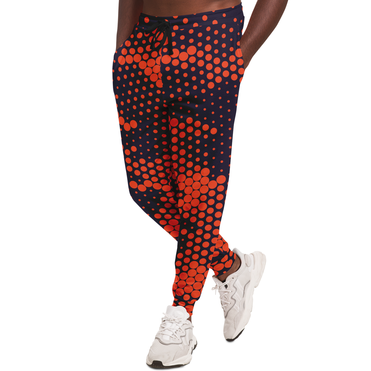 Camo Joggers | Unisex | Orange & Blue Digital