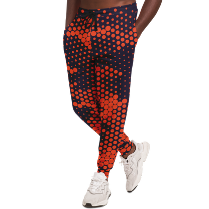 Camo Joggers | Unisex | Orange & Blue Digital