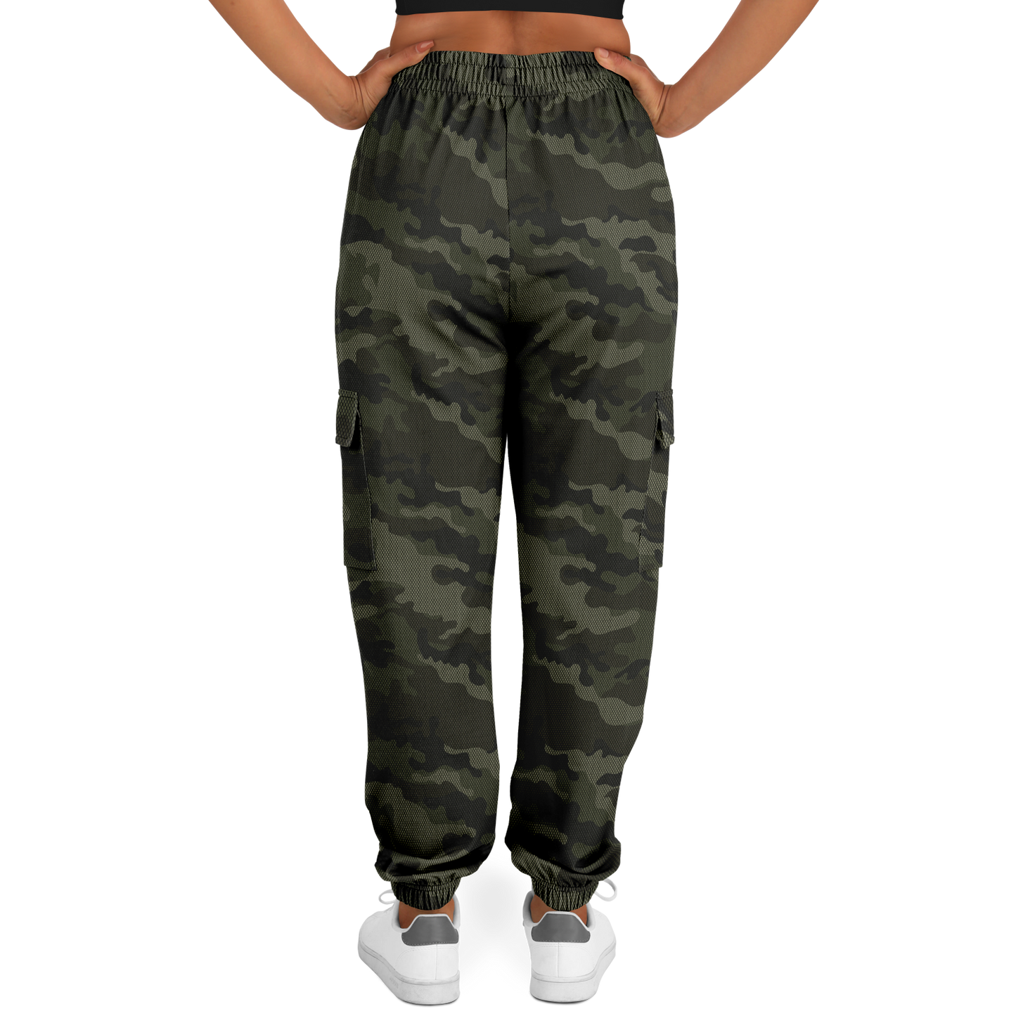 Military Green Camo Cargo Pants | Unisex