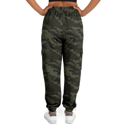 Military Green Camo Cargo Pants | Unisex