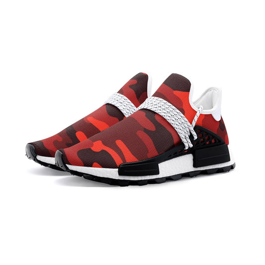 Lightweight Camo Sneakers | Scarlet Red and Black