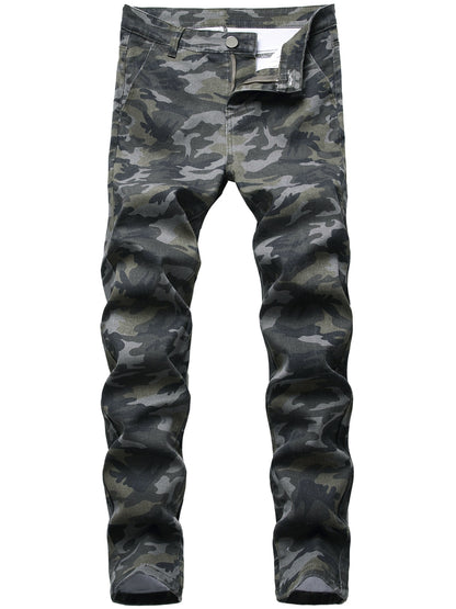 Camo Jeans for Men | Casual Street Style Denim Pants