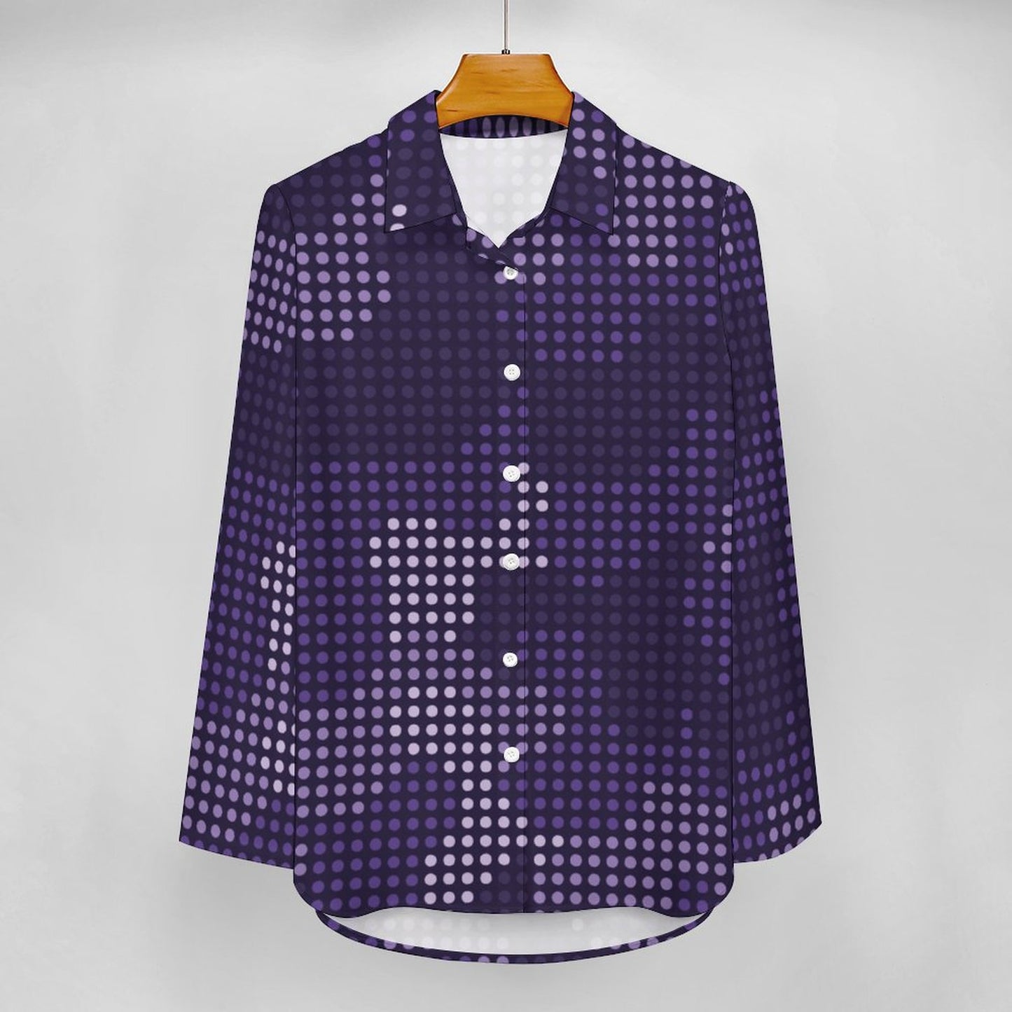 Women's Button-Up Camo Shirt | Blue LED