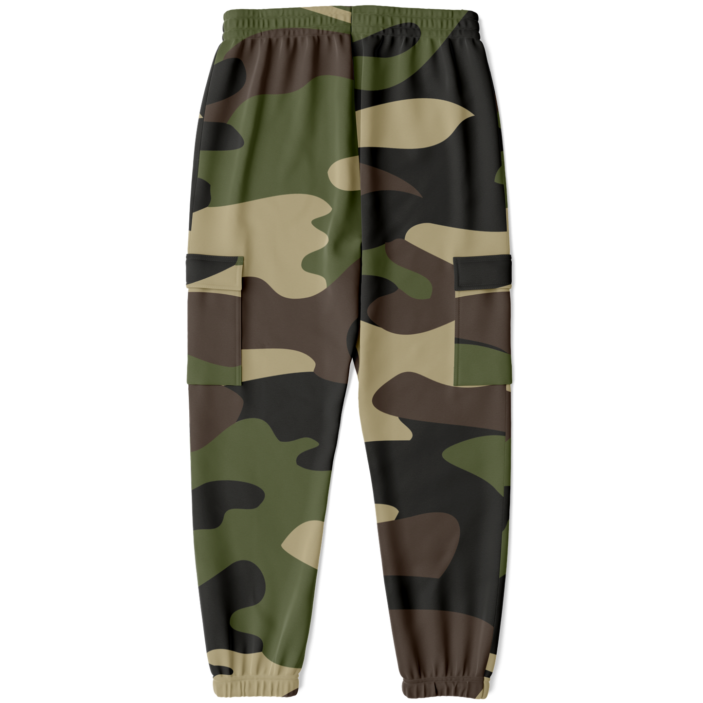 Camo Cargo Pants | Unisex | Classic Green Camouflage