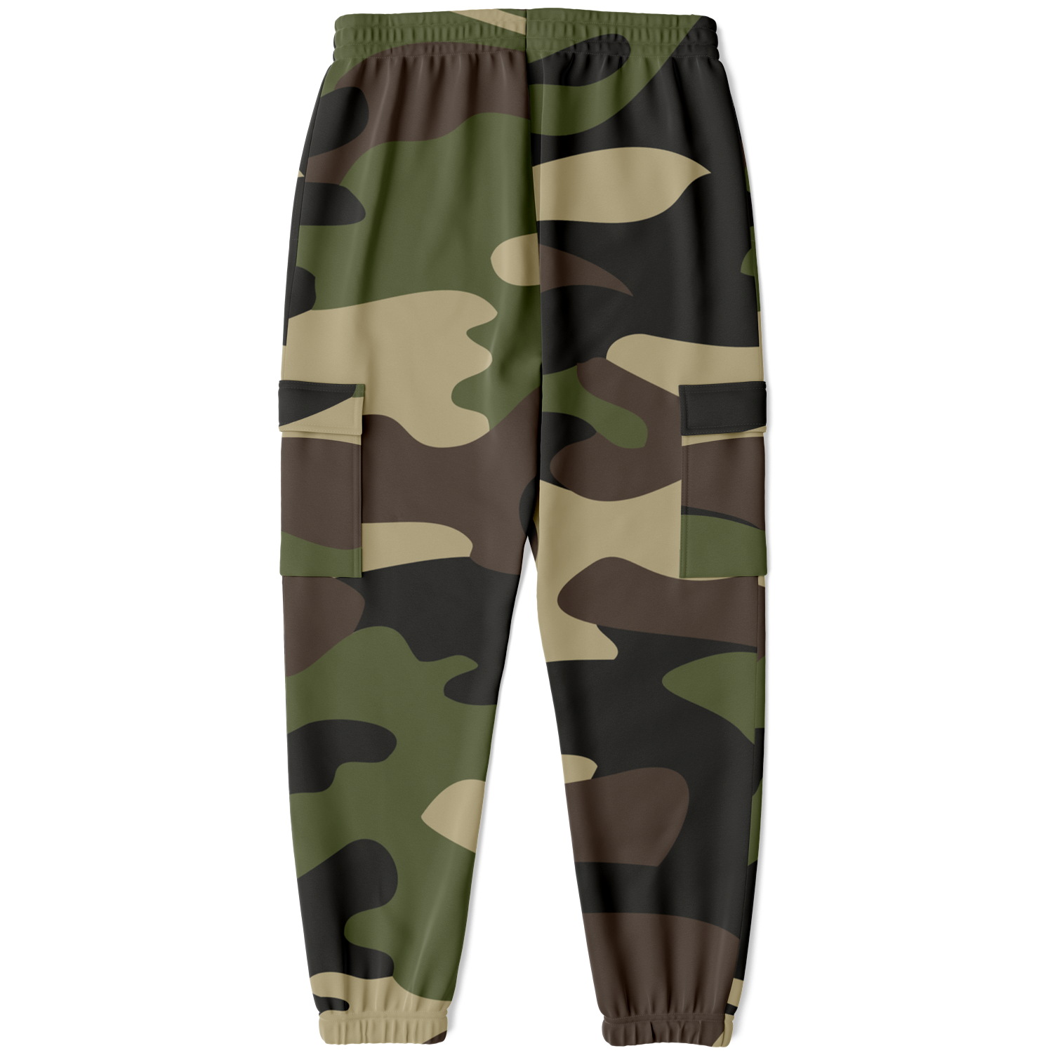 Camo Cargo Pants | Unisex | Classic Green Camouflage