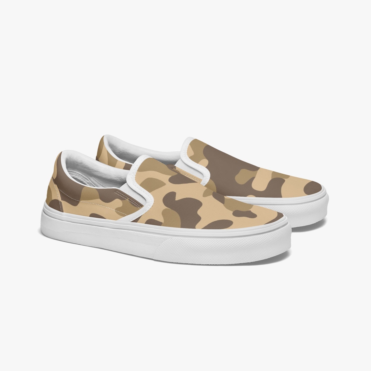 Camo Slip-On Shoes | Khaki Camouflage