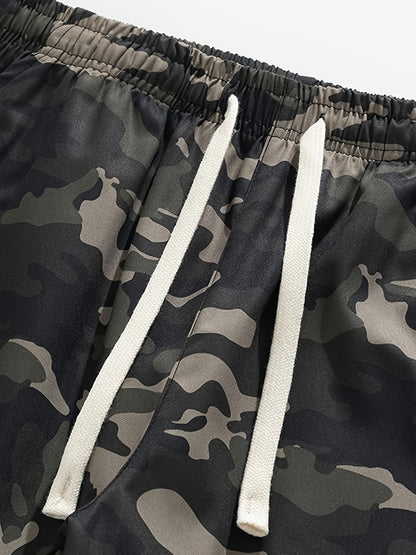 Camo Cargo Pants for Men | Available in Green or Grey