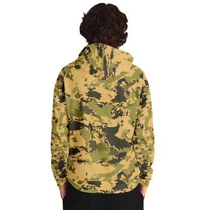 Green Camo Hoodie | Watercolor Desert Camouflage