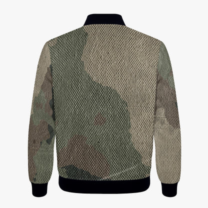 Women's Camo Bomber Jacket | Dirty Brown Camouflage