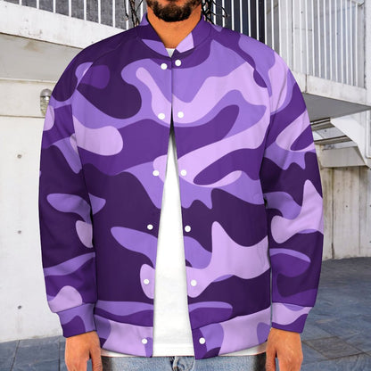 Men's Camo Jacket | Purple Purple, Blue & Mauve Camouflage