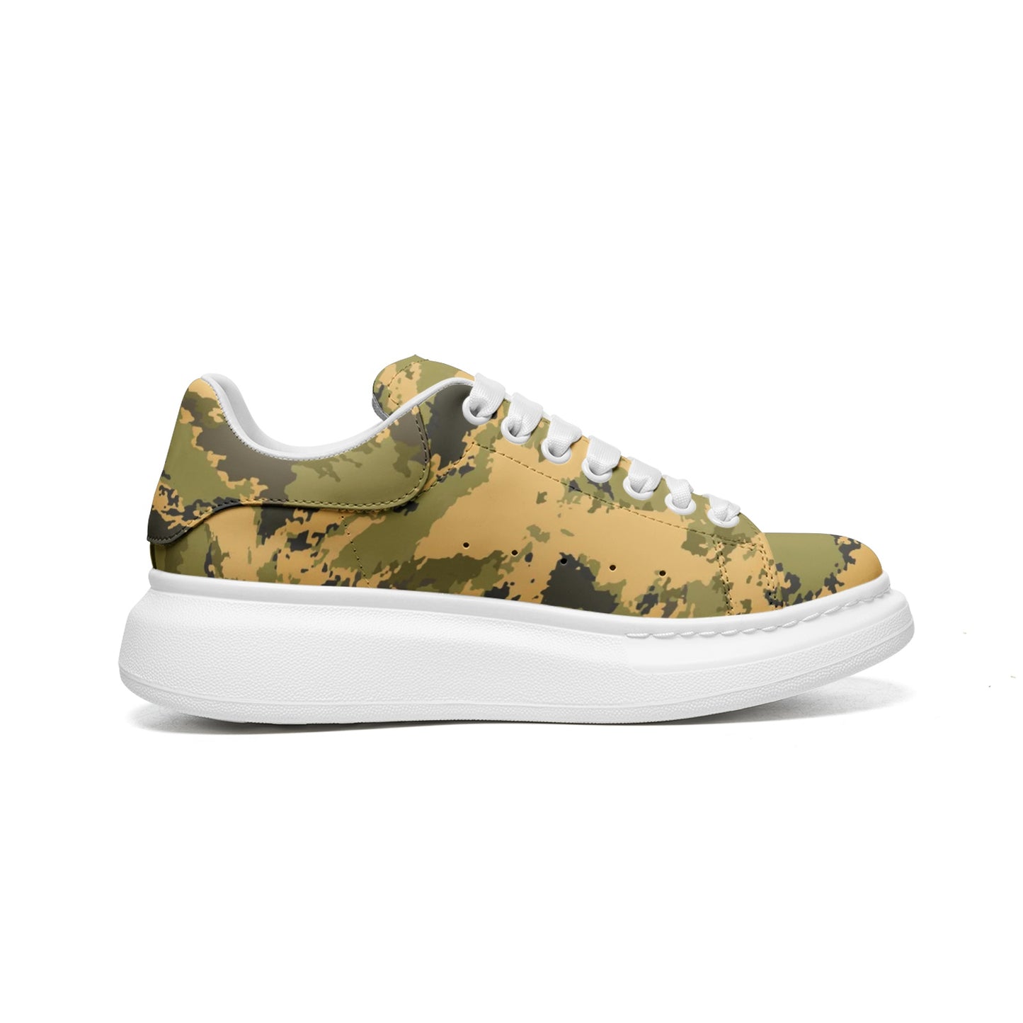 Oversized McQueen Sneakers | Desert Green Camo