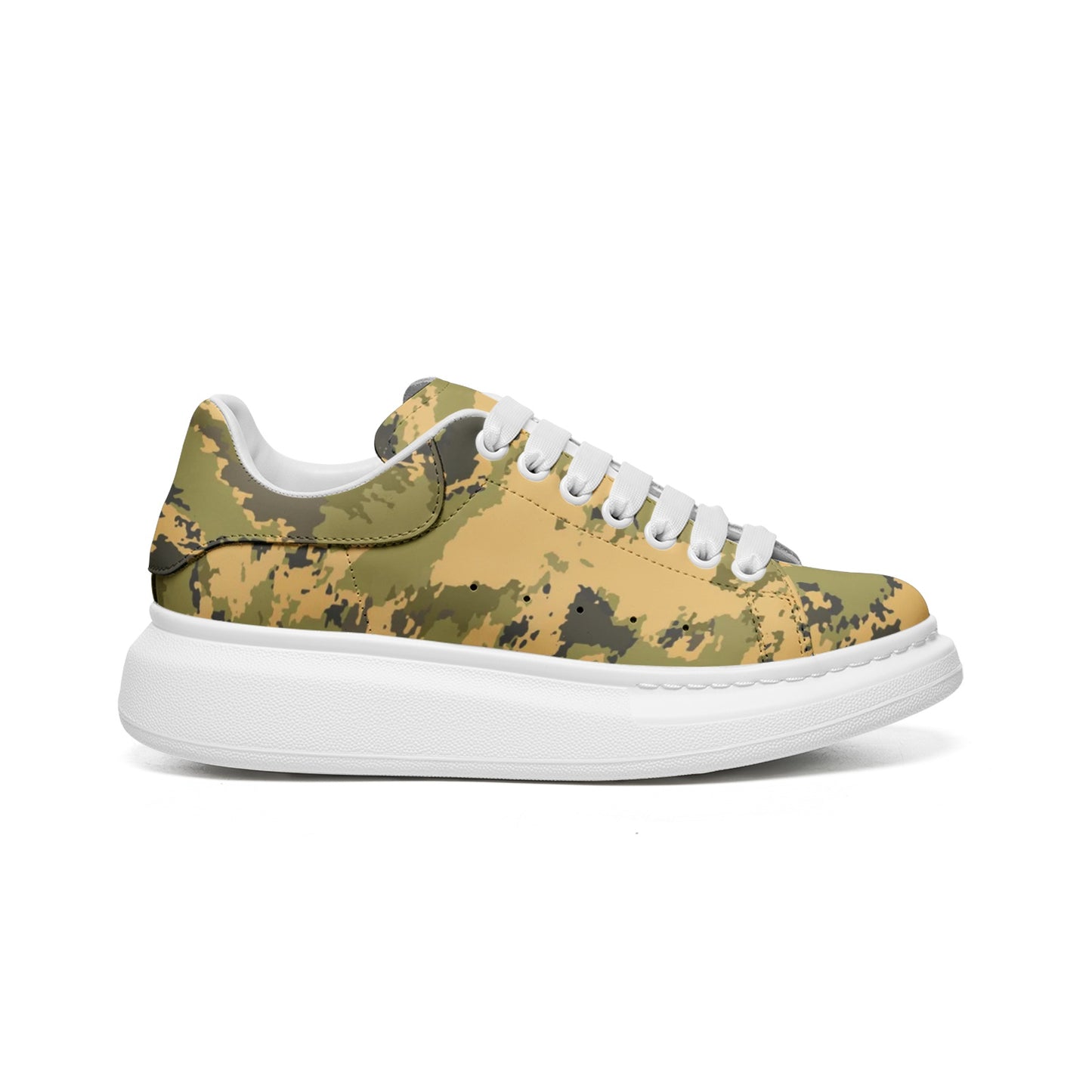 Oversized McQueen Sneakers | Desert Green Camo