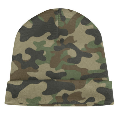 Camo Beanie | Military Brown Camouflage