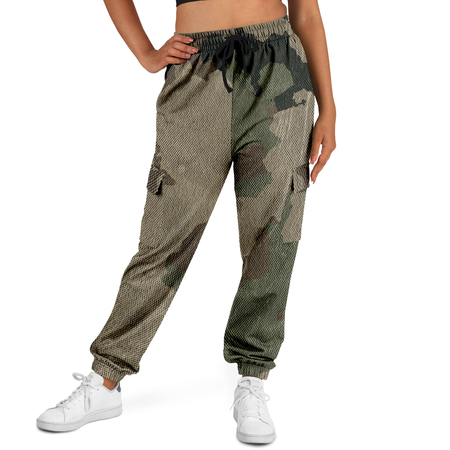 Camo Cargo Pants | Unisex | Dirty Old Brown Camouflage