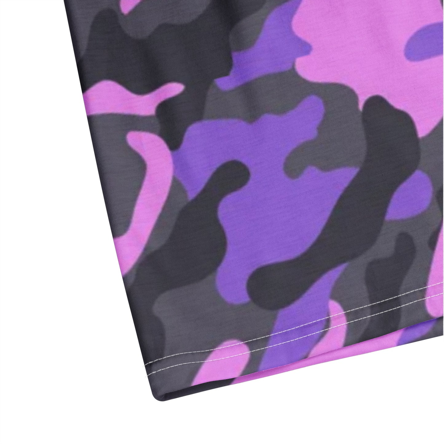 Pink Camo Golf Shirt | Mixed Black & Indigo Camouflage