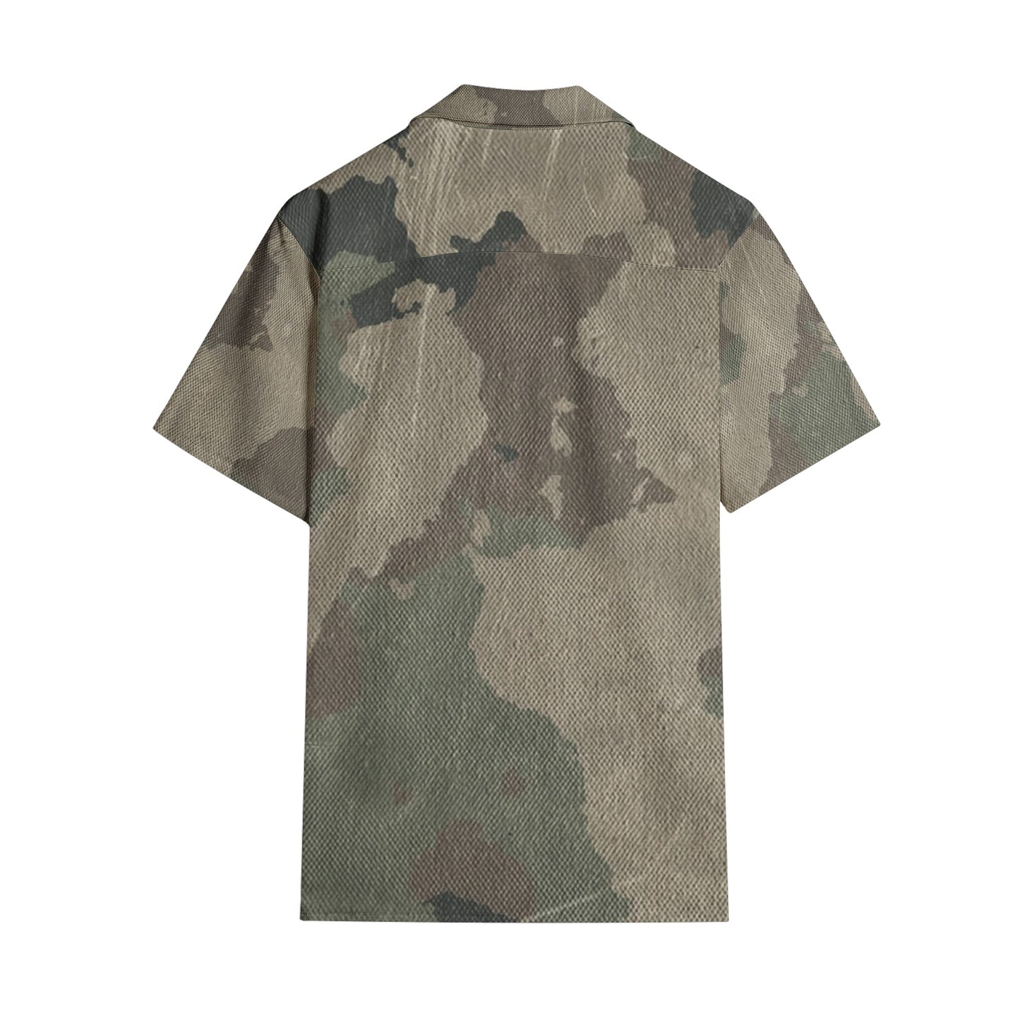 Cotton Camo Shirt For Men | Dirty Brown Short-Sleeve