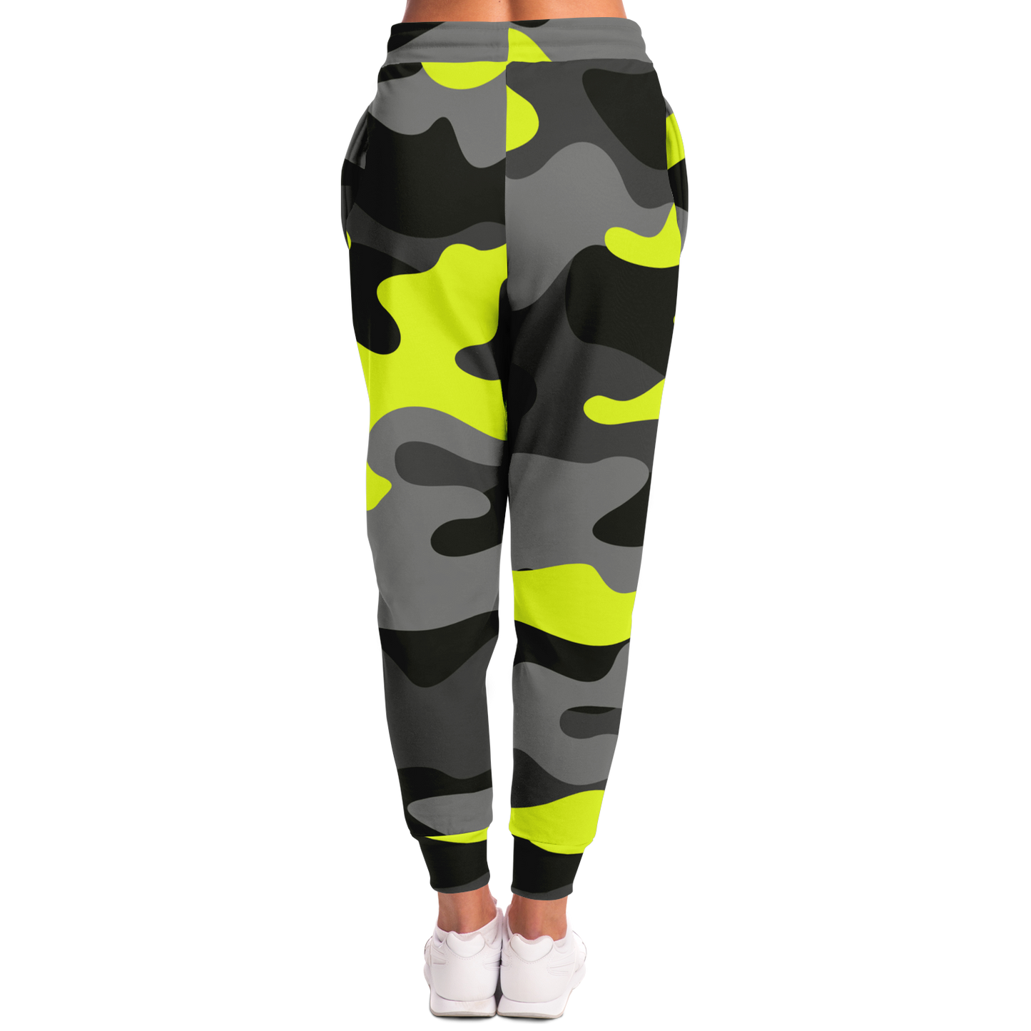 Camo Joggers | Unisex | Black, Gray & Yellow