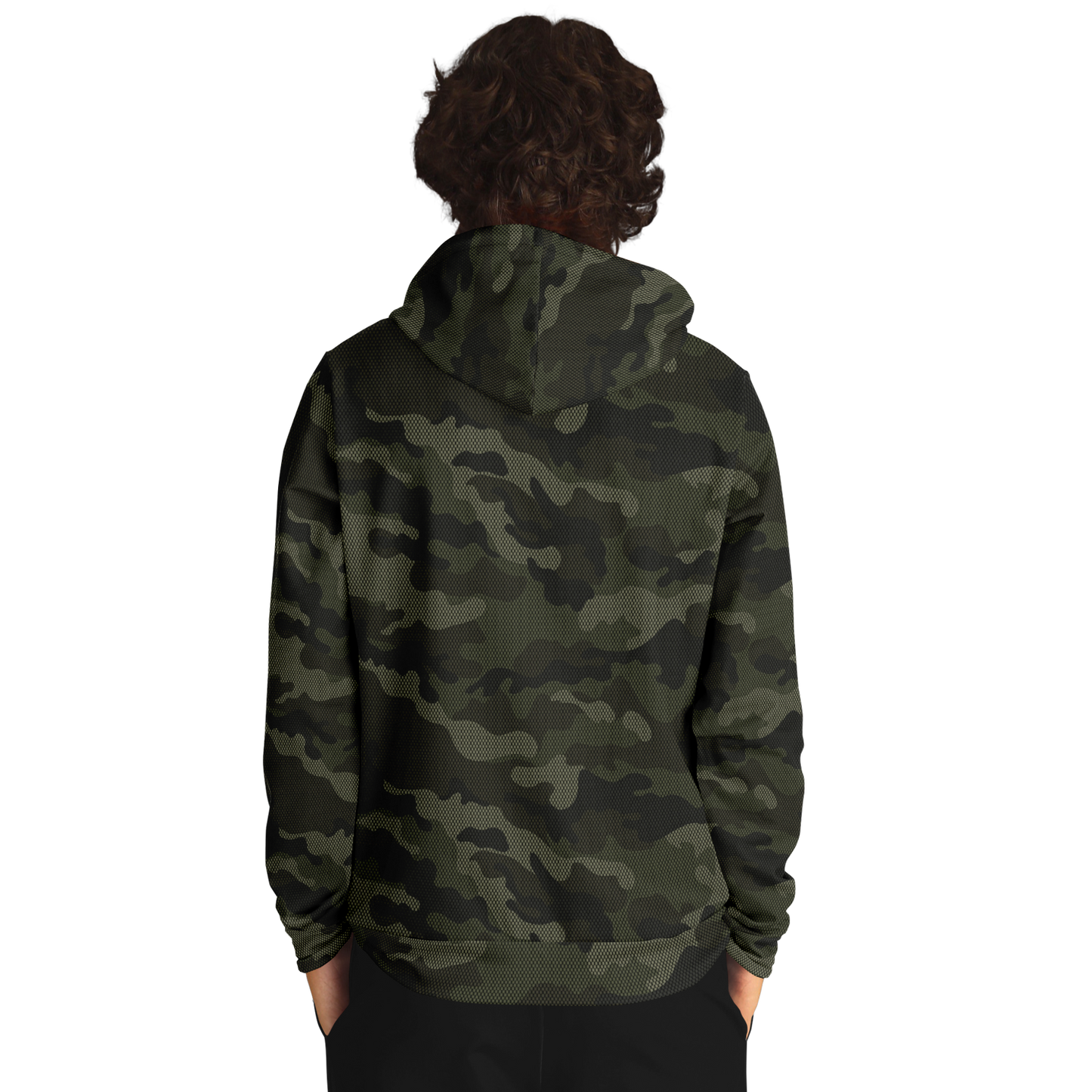 Brown Camo Hoodie | Digital Dotted Camouflage