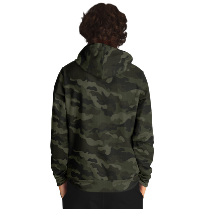 Brown Camo Hoodie | Digital Dotted Camouflage