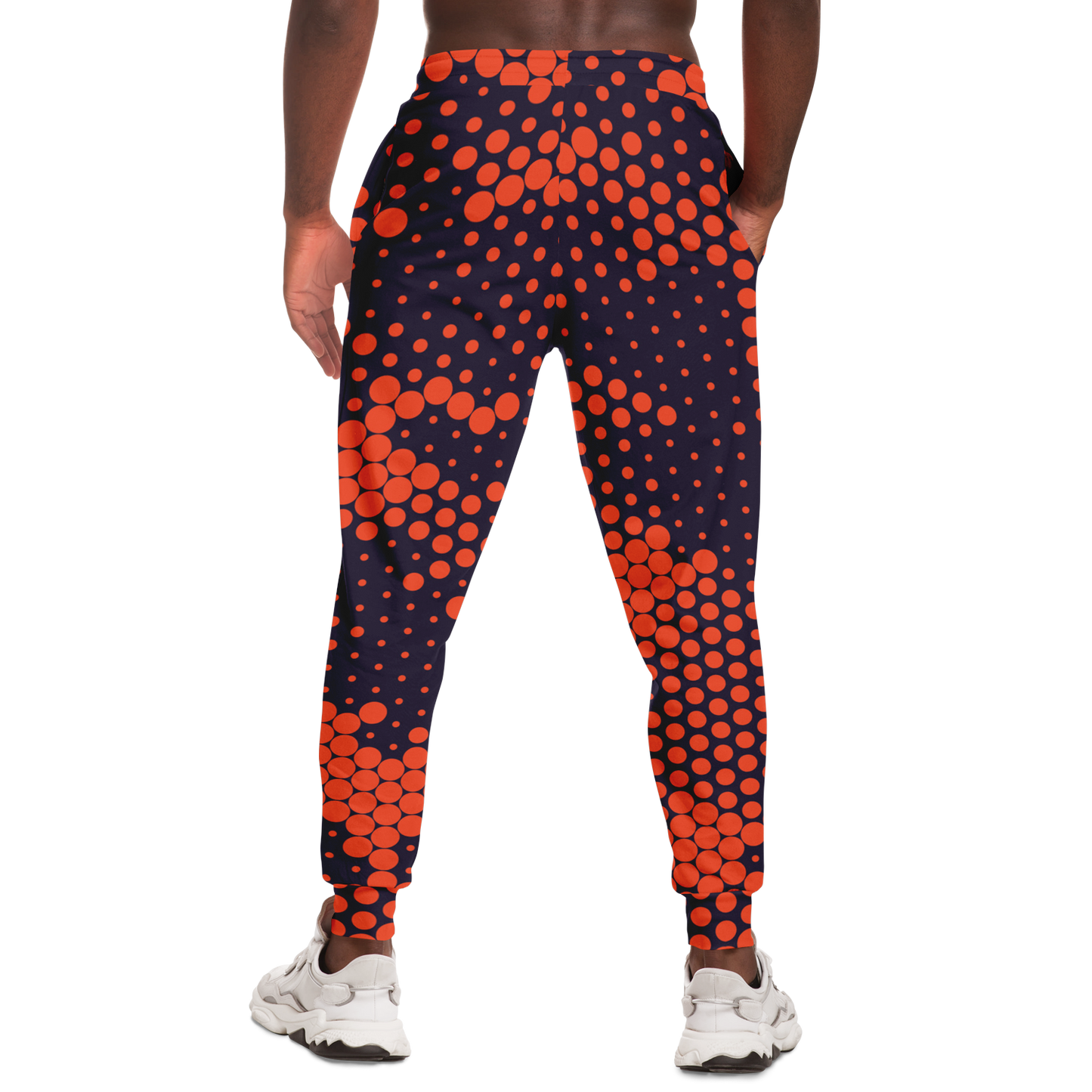 Camo Sweatpants | Unisex | Orange & Blue Digital Camouflage