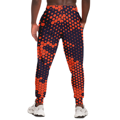 Camo Sweatpants | Unisex | Orange & Blue Digital Camouflage