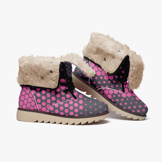 Camo Boots | Digital Pink Cotton-Pad Fur Lining