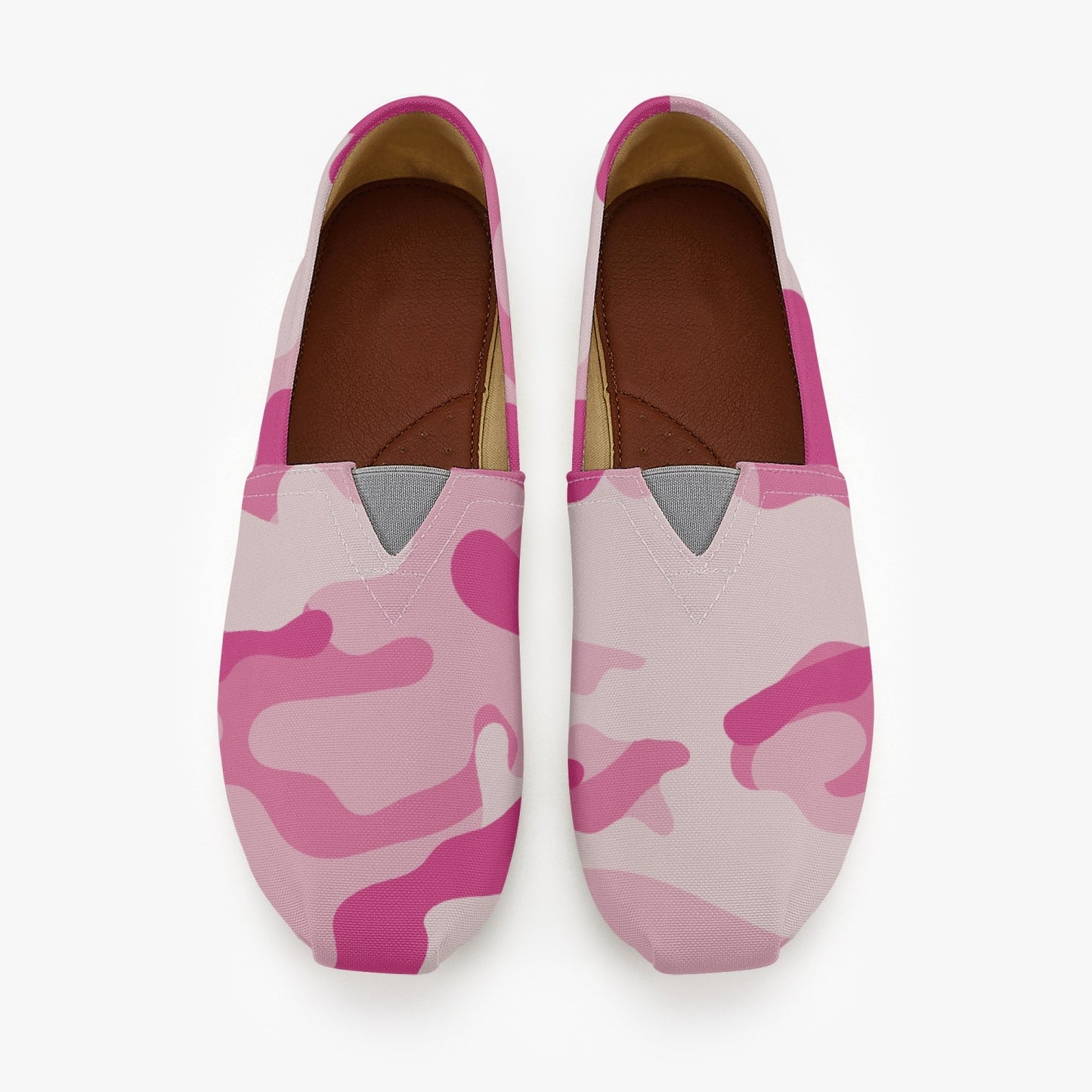 Camo Toms | Lavender Pink Camouflage Canvas Shoes