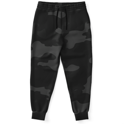 Camo Sweatpants | Unisex | Black Camouflage