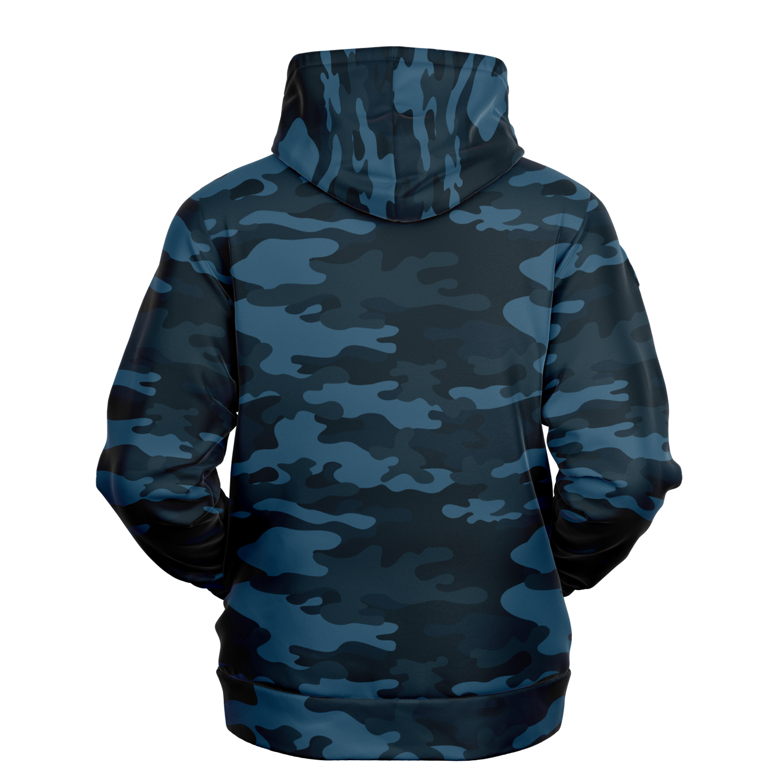 Blue Camo Hoodie | Classic Military Design