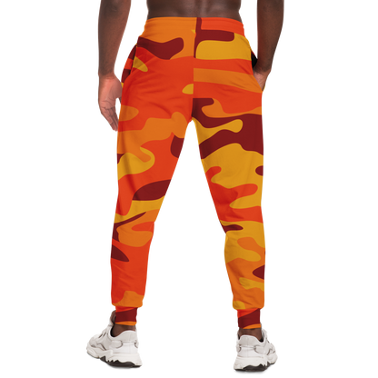 Camo Joggers | Unisex | Orange & Red