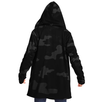 Camo Cloak | Black Camouflage | Microfleece