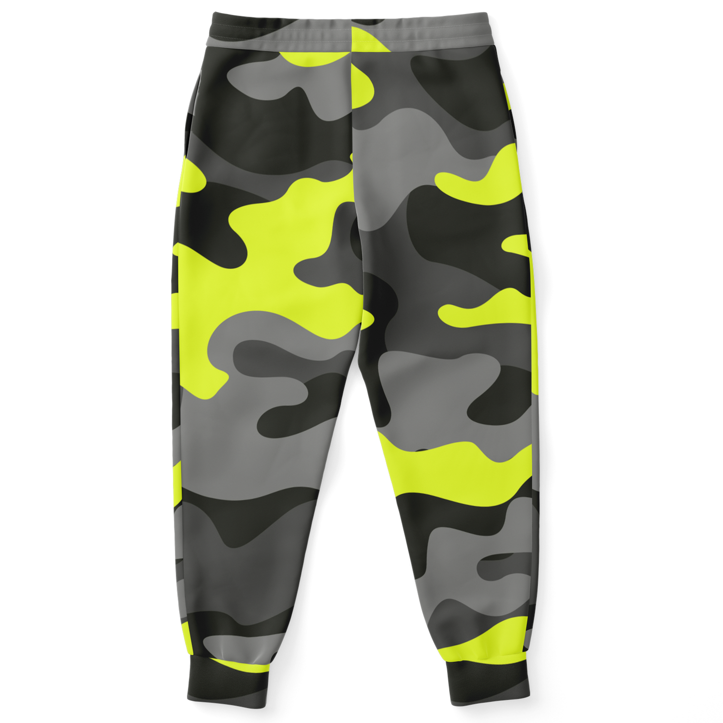 Camo Joggers | Unisex | Black, Gray & Yellow