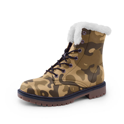 Snow Camo Boots | Khaki Camouflage