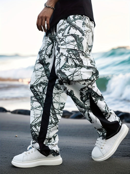 Plus Size Camo Cargo Pants for Men | Casual Style