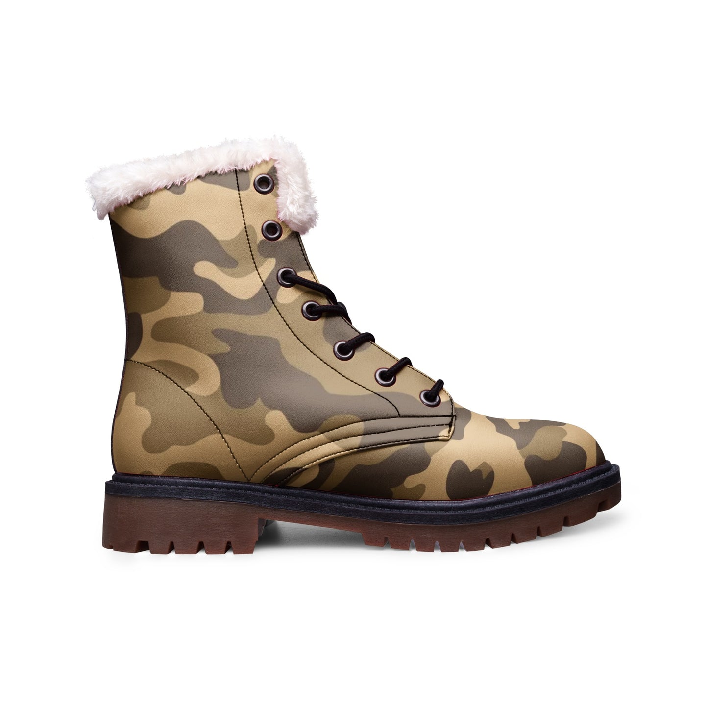 Snow Camo Boots | Khaki Camouflage