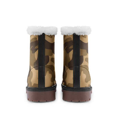 Snow Camo Boots | Khaki Camouflage