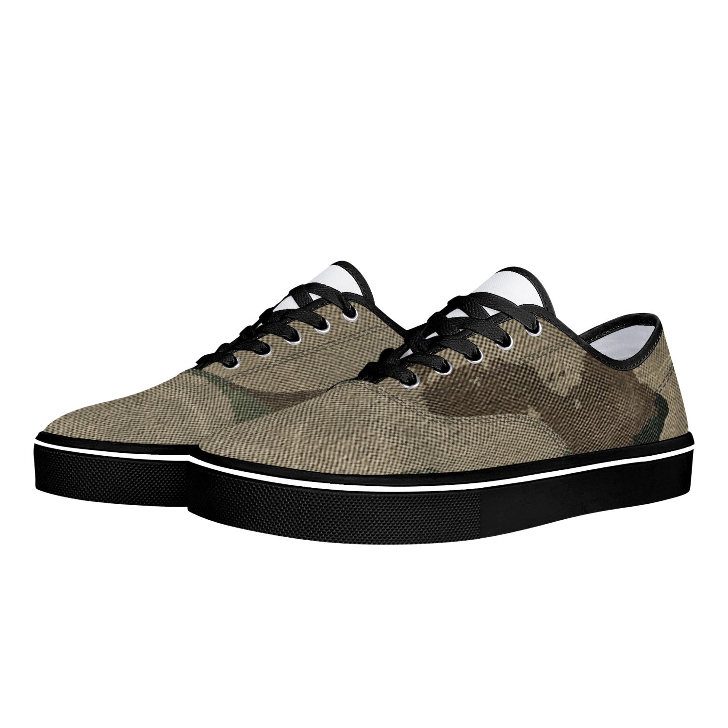 Camo Skate Shoes | Dirty Brown Camouflage