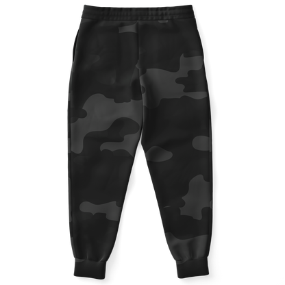 Camo Sweatpants | Unisex | Black Camouflage