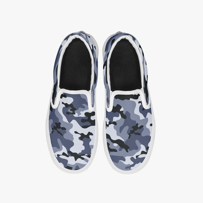 Camo Slip-On Shoes | Light Blue Camouflage