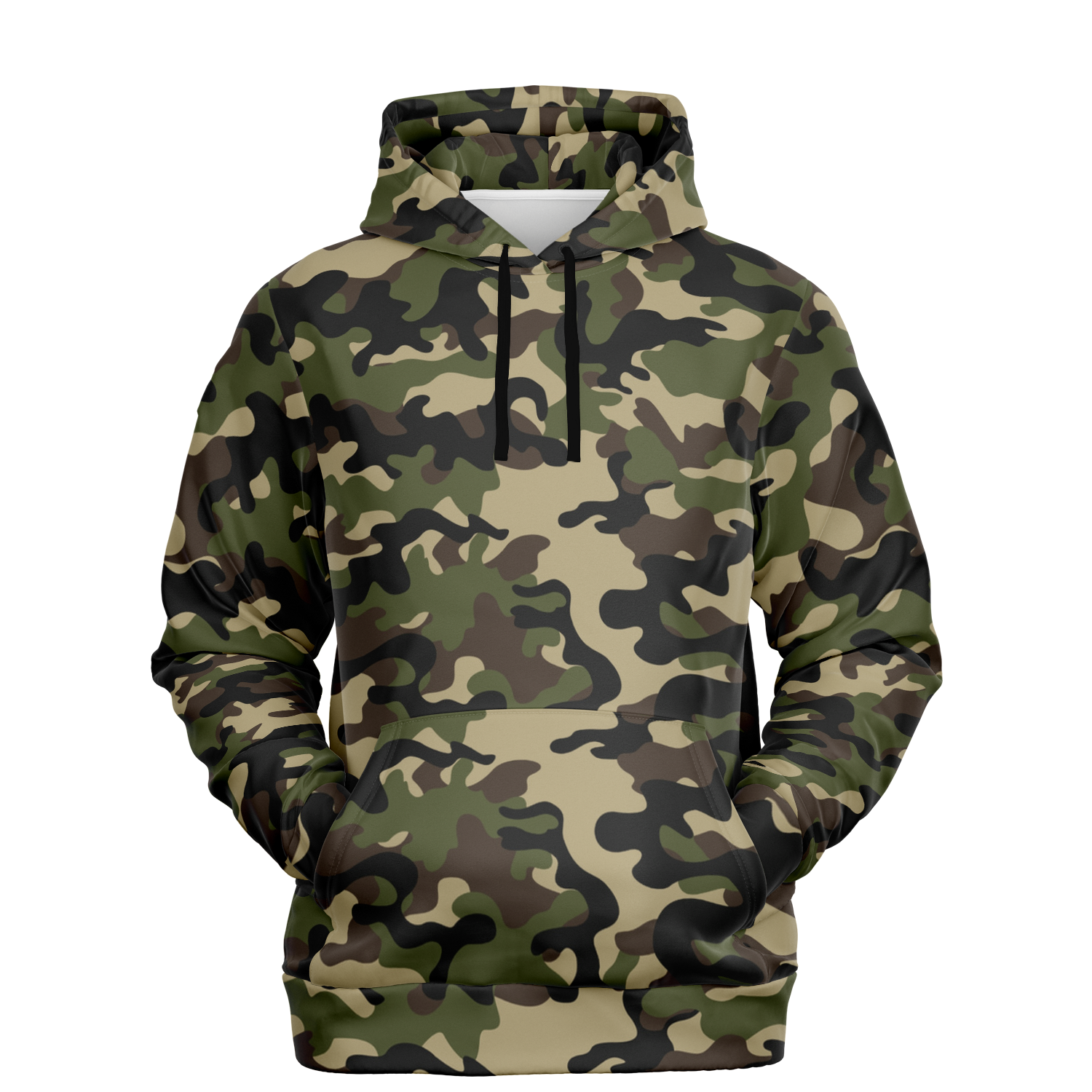 Brown Camo Hoodie | Classic Military Camouflage