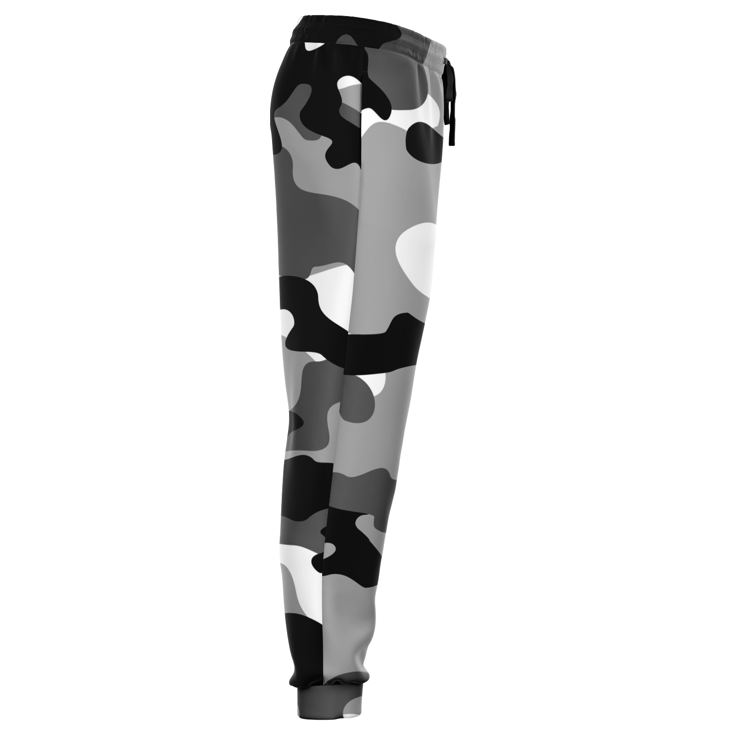 Camo Joggers | Unisex | Black, White & Gray