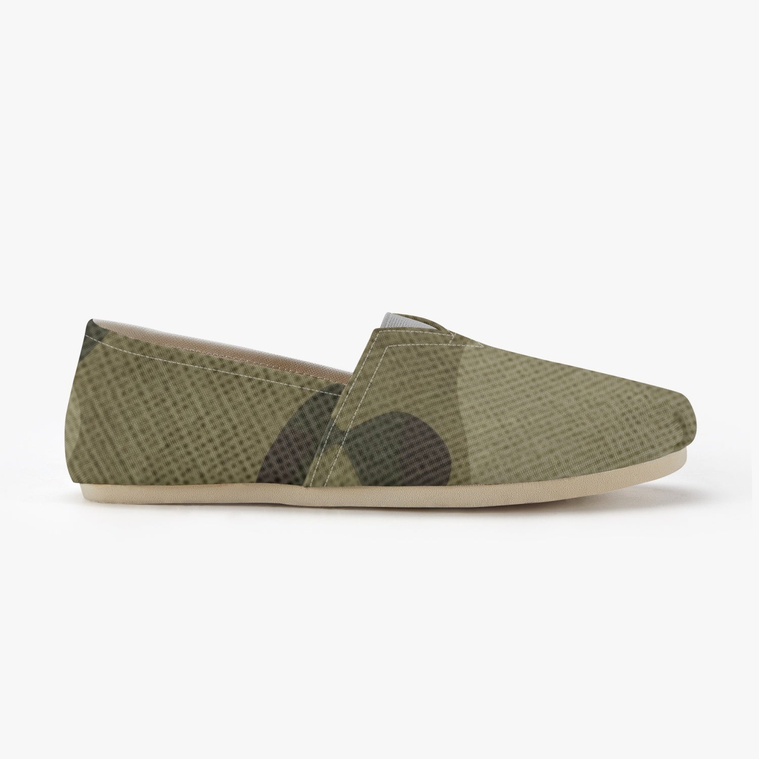 Camo Toms | Green Fabric Camouflage Canvas Shoes