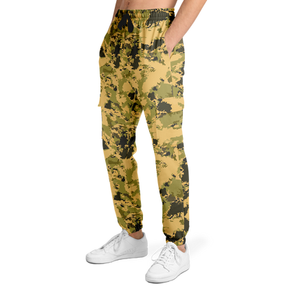 Desert Green Camo Cargo Pants | Unisex