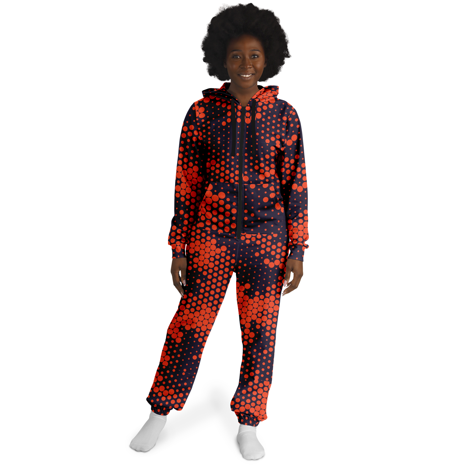 Camo Onesie | Orange and Blue Digital Camouflage