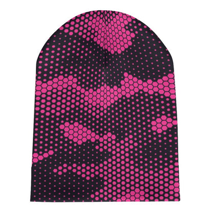 Camo Beanie | Pink Digital Camouflage