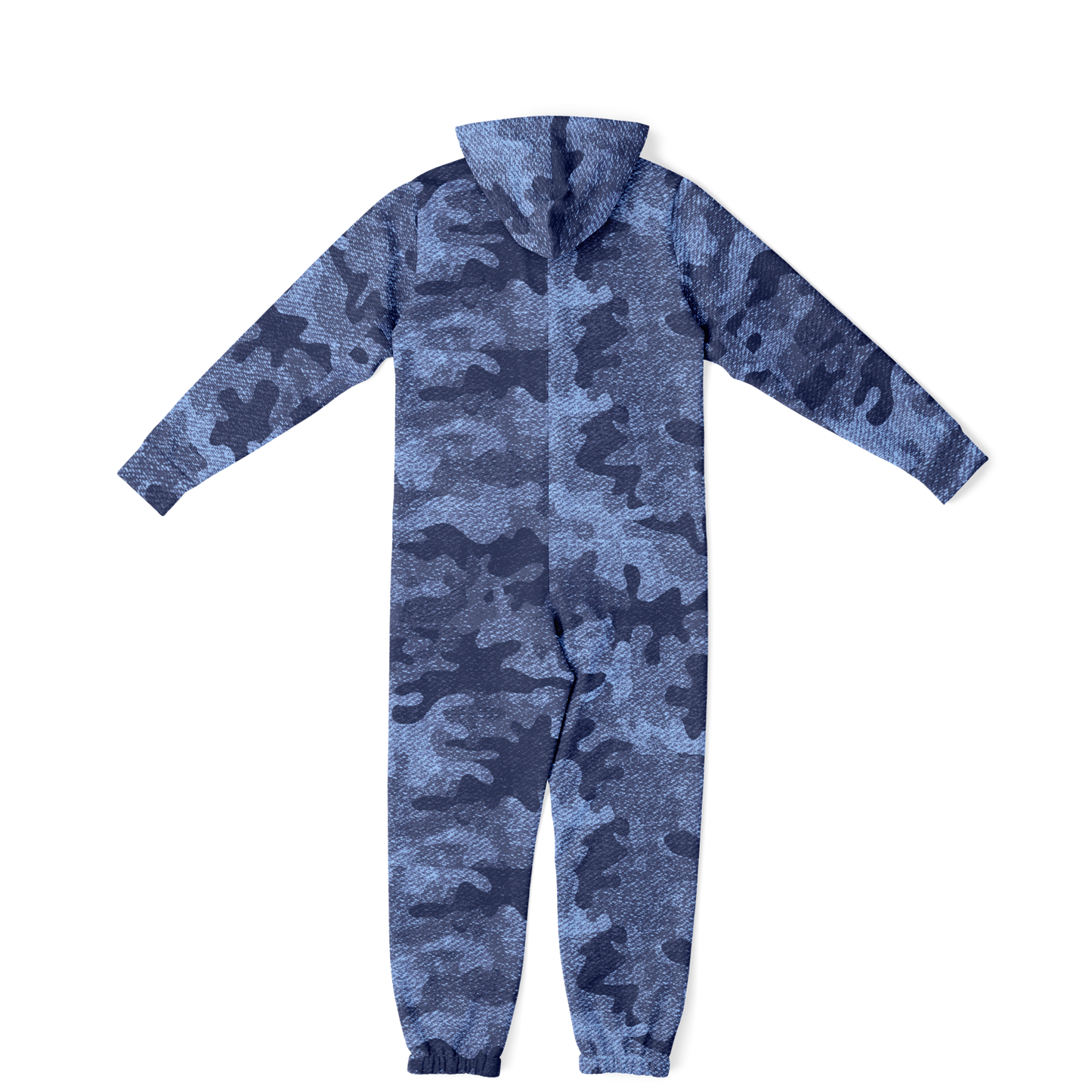 Camo Onesie | Denim Blue Camouflage