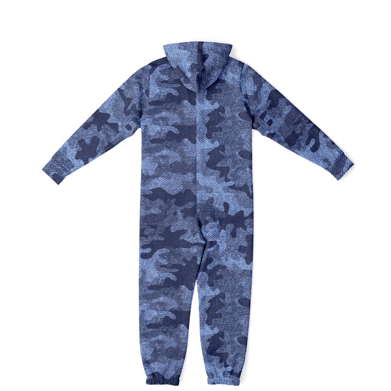 Camo Onesie | Denim Blue Camouflage