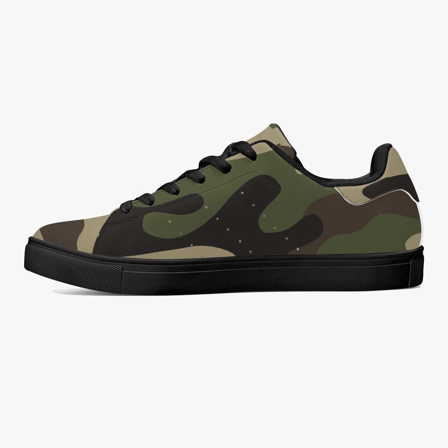 Camo Sneakers | Classic Low-Top Leather | Classic Green