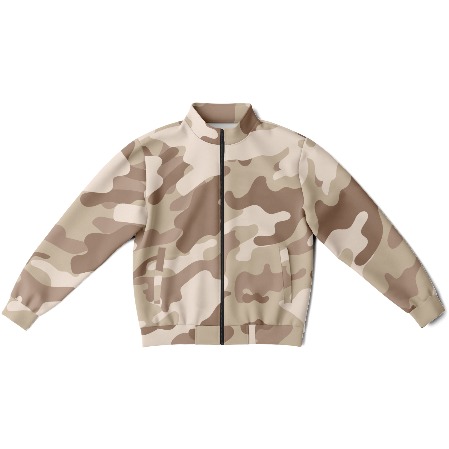 Camo Track Jacket | Brown Desert Camouflage