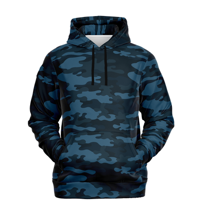 Blue Camo Hoodie | Classic Military Design